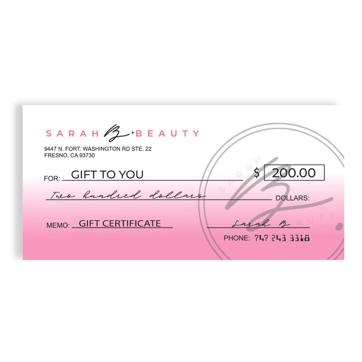 Sarah B Beauty